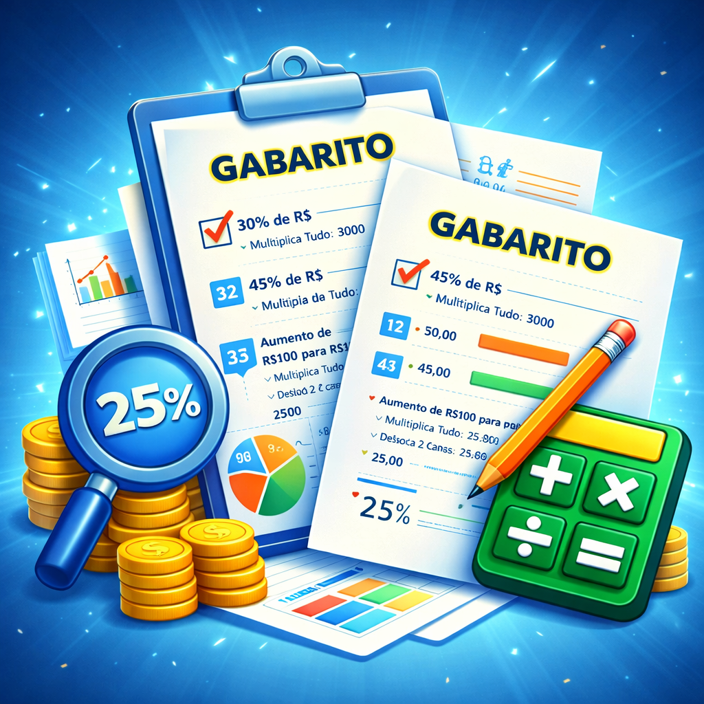 Lista com gabarito para baixar