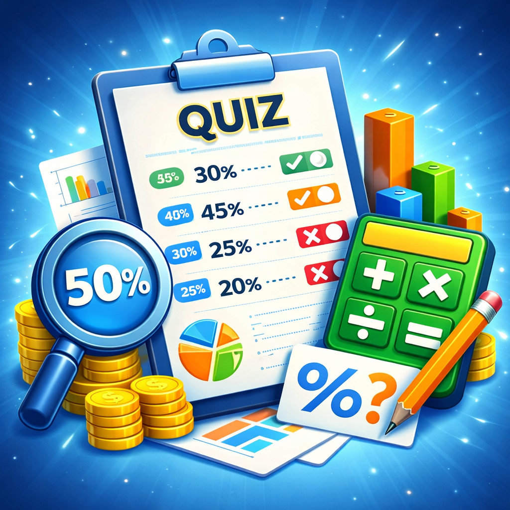 Quiz de porcentagem